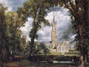 John Constable Salisbury Cathedral from the Bishop-s Grounds oil painting picture wholesale